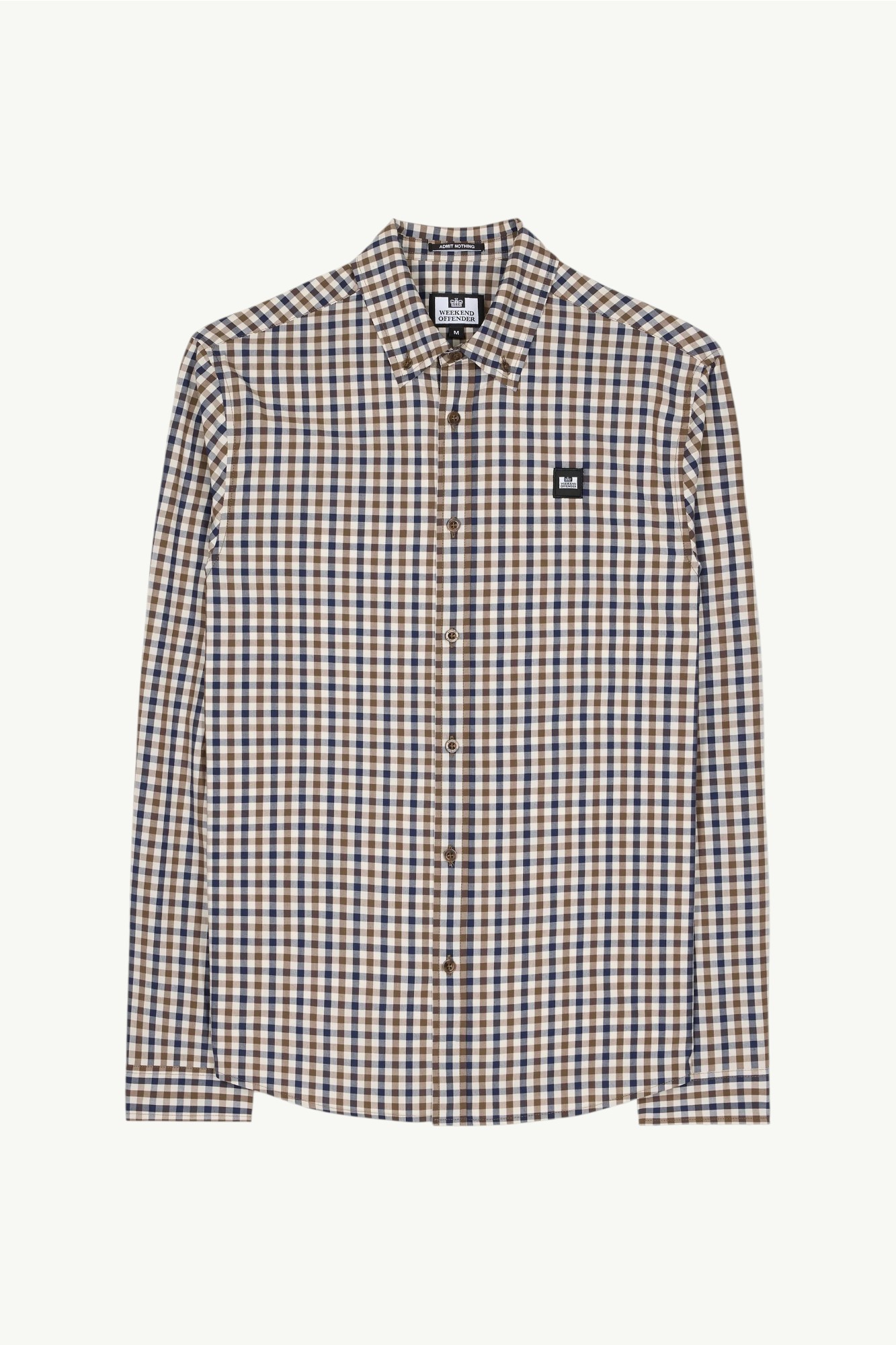 Weekend Offender Lisbon Long Sleeve Shirt Mid House Check - SHSS2410-MIDHOCH