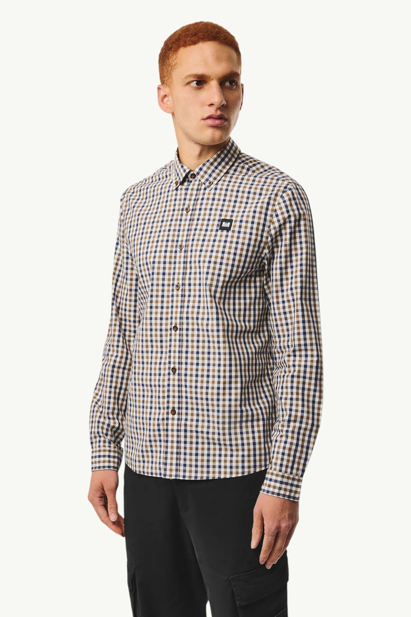 Weekend Offender Lisbon Long Sleeve Shirt Mid House Check - SHSS2410-MIDHOCH