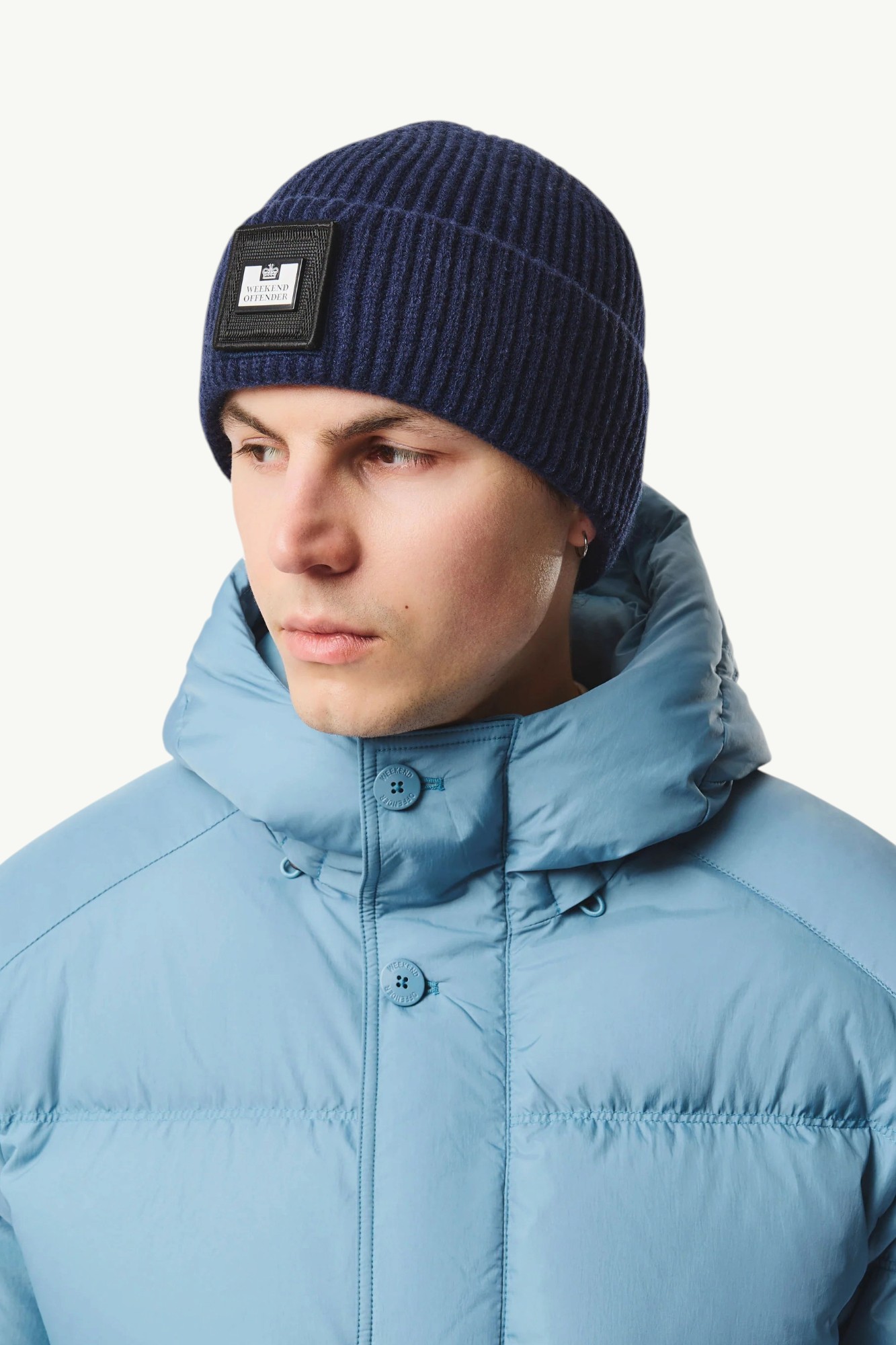 Weekend Offender Palmyra Rib Beanie Navy – AC3B05-NAVY-ONESIZE